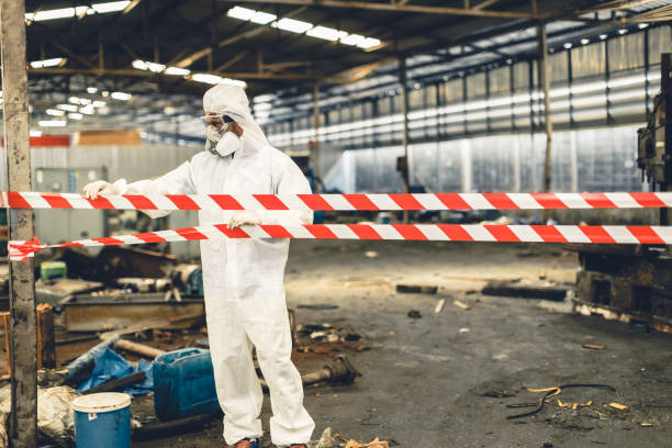 Professional Biohazard technician working in Jonesboro, IL